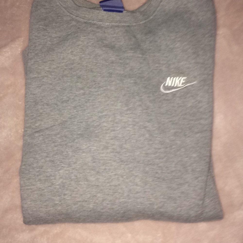 Gray Nike sweater